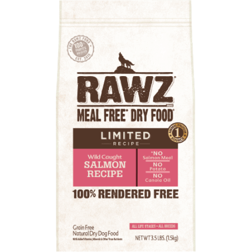 RAWZ Meal Free 全狗糧 20LB (LID) Limited Recipe : Wild Caught Salmon Dog Food 單一蛋白 無穀物 野生三文魚(訂貨需時3-5天)
